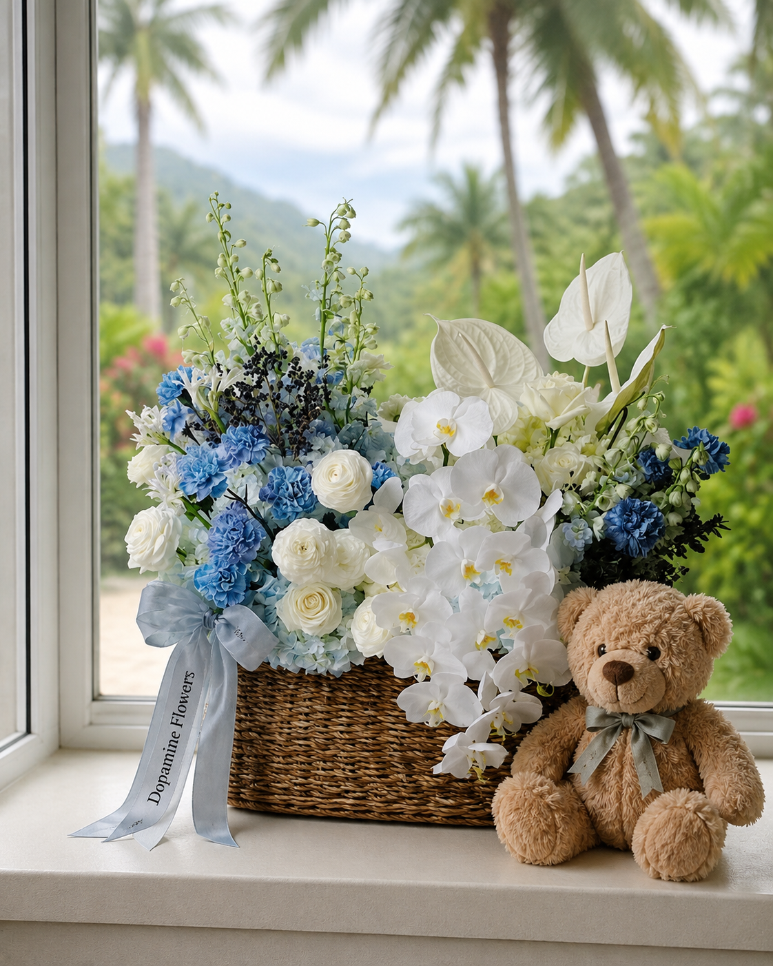 Island Blue Luxe Basket - photo 1