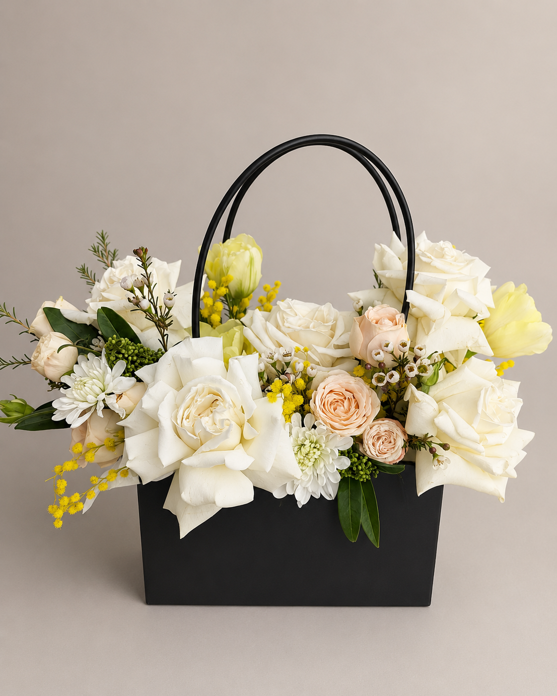 Noir Blossom Bag