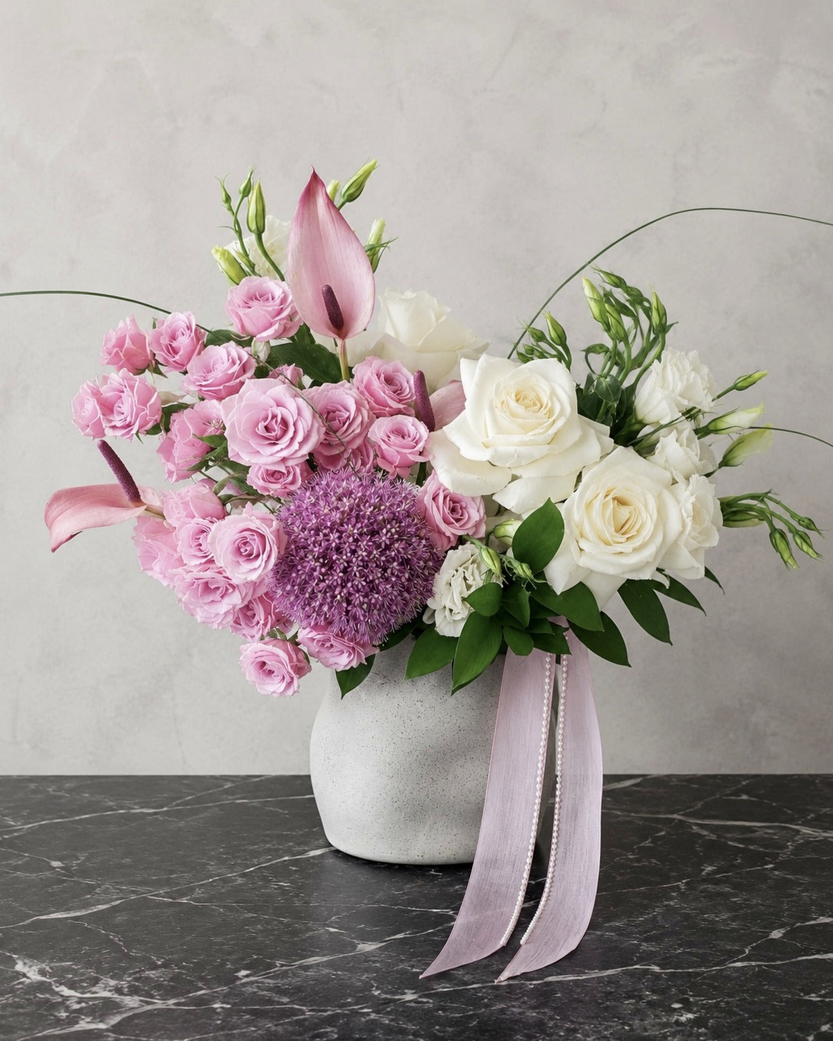 Pearl Ribbon Vase