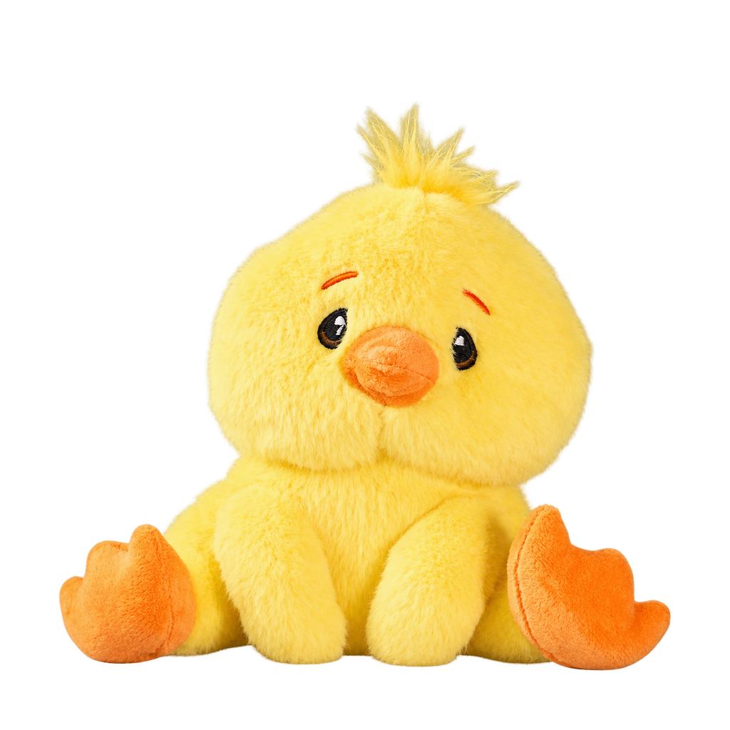 Spring Chick plush, 7 in: fluffy yellow chick [plush-photo:2026-09-29]