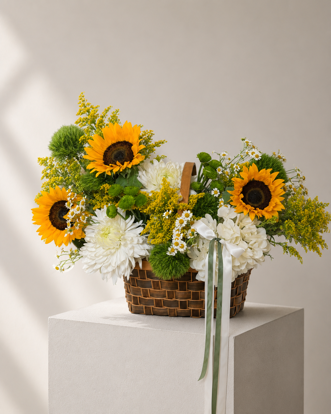 Sunflower Basket