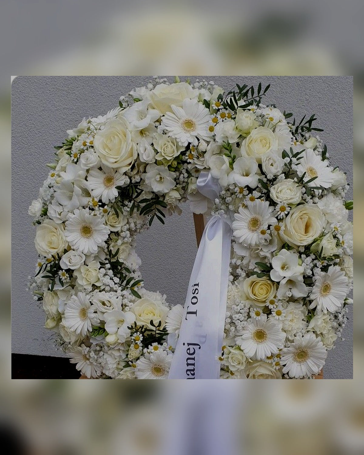 Garden Memorial Wreath